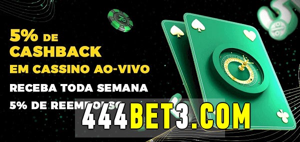 Promoções do cassino ao Vivo 444bet 